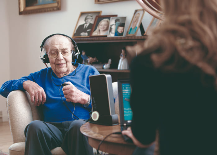 prueba de audifonos medihumana