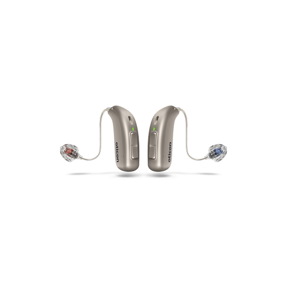 miniRITE R H1 2023 RightLeft C090ChromaBeige LEDgreen Speaker60 OpenBassDome 500pctSize w shadow